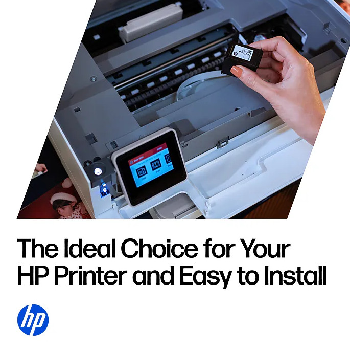 HP 62XL Black High Yield Ink Cartridge, Prints Up to 600 Pages (C2P05AN#140)