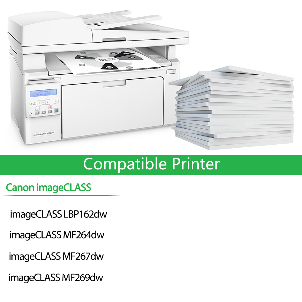 3 Pack CRG-051H Toner Cartridge For Canon IMAGECLASS 2169C001AA MF267dw MF269dw