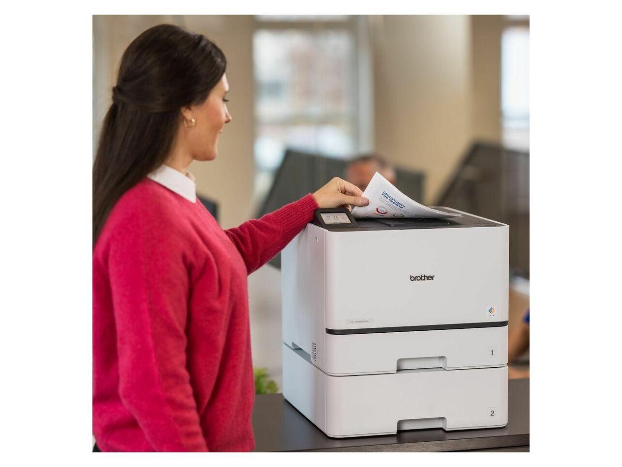 Brother HL-L8430CDWT Business Color Laser Printer – Dual Paper Trays, Low-Cost P