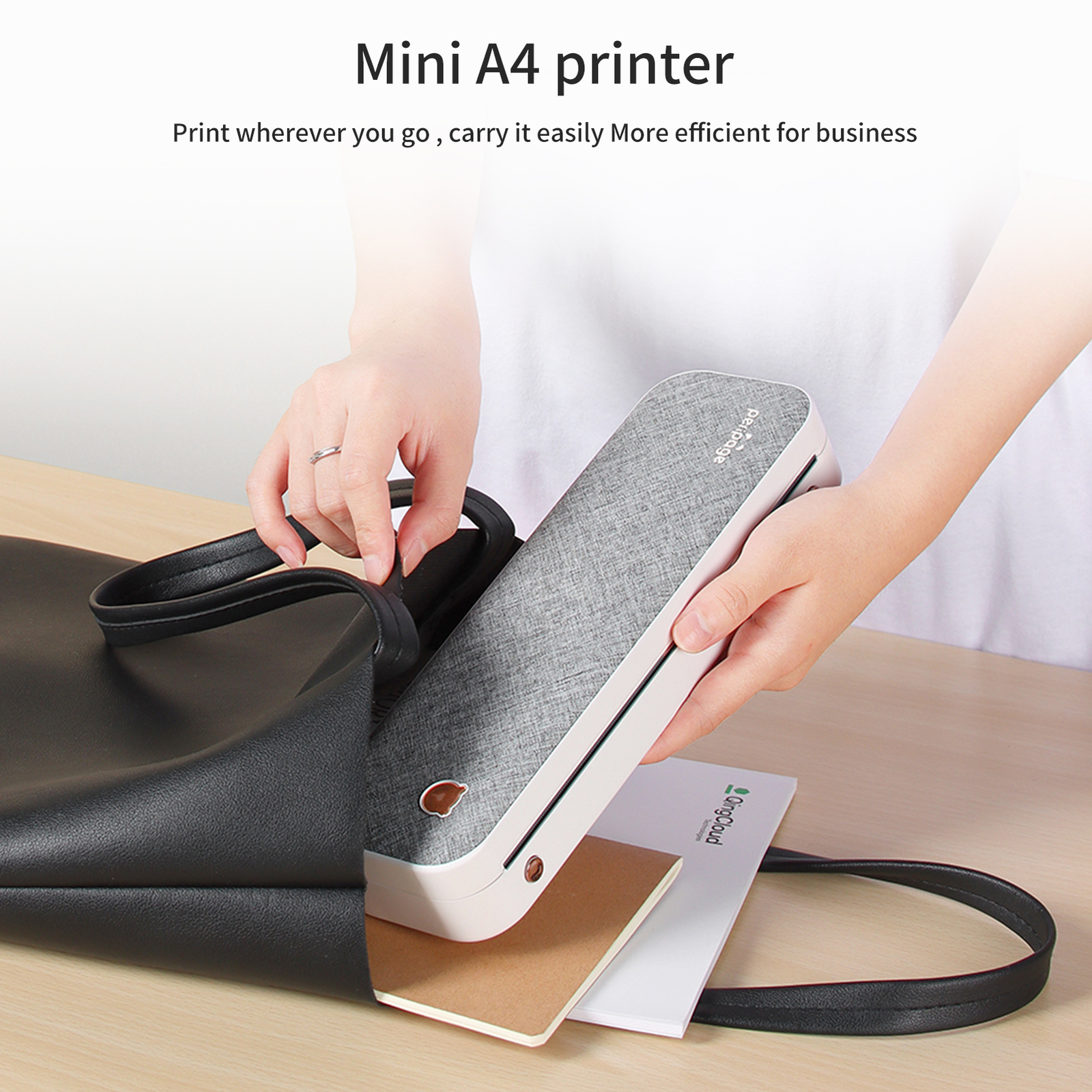 A4 Paper Printer Direct Thermal Transfer Wirless USB Printer O2B5
