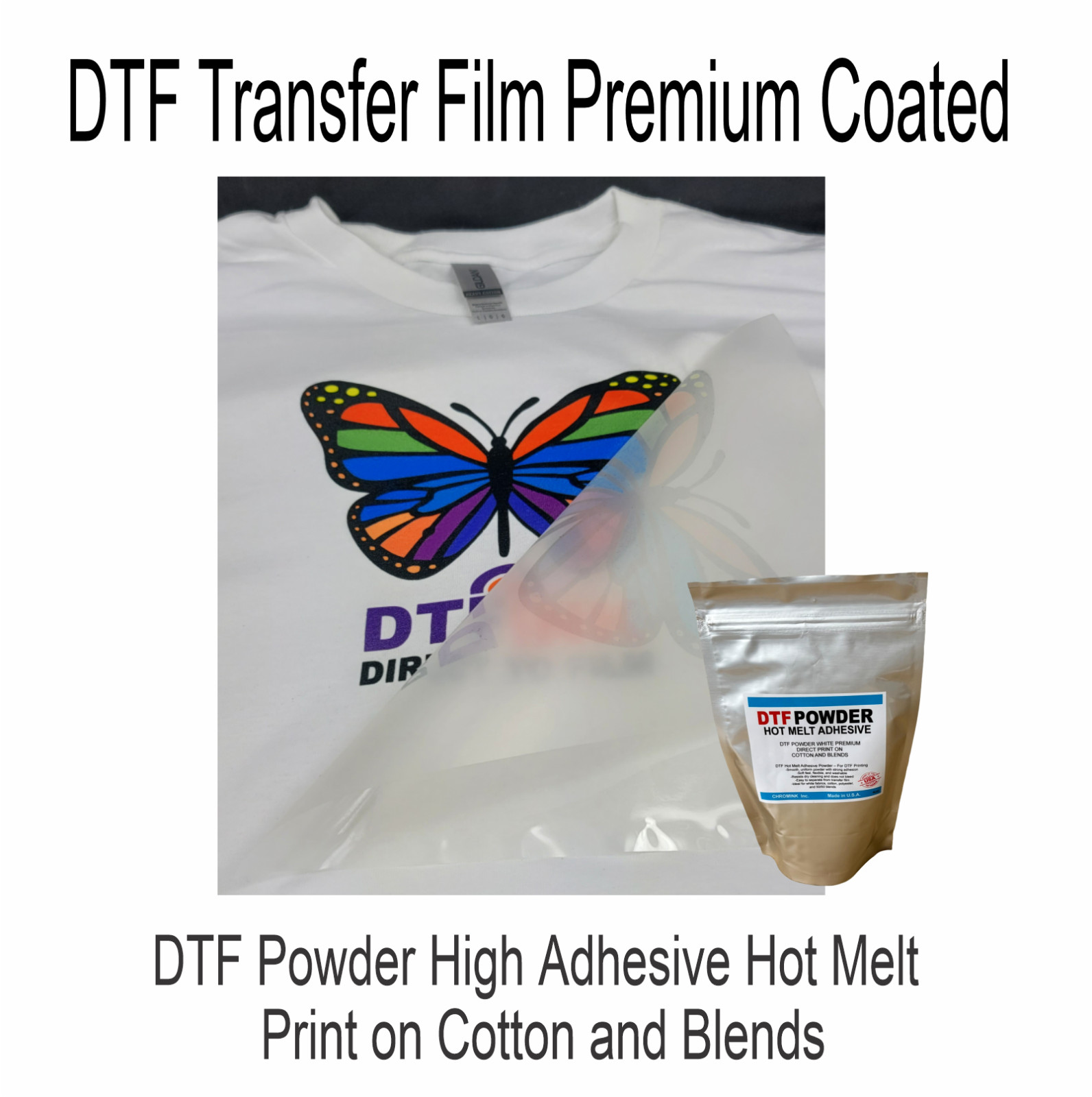 Epson Printer with DTF ink- Heat Press Machine 15×15 T-Shirt Print Start Bundle+