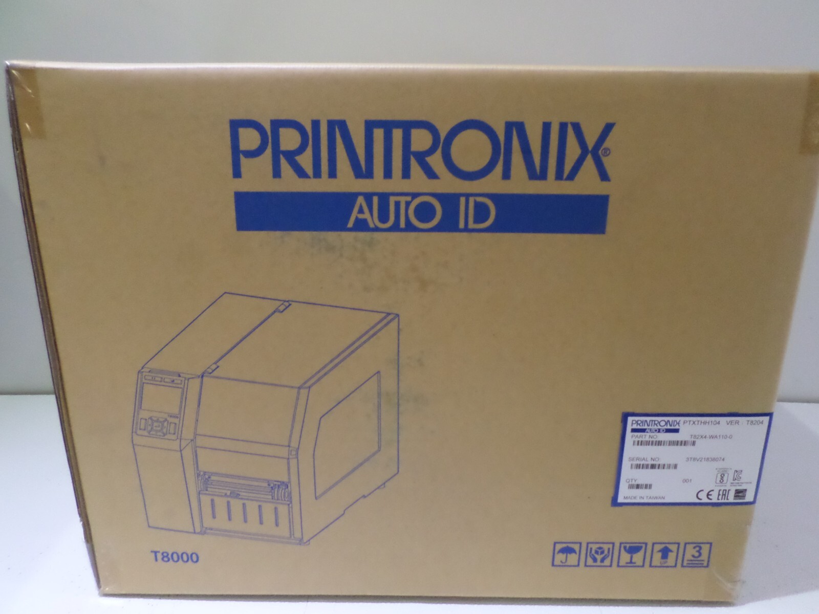 Printronix T8204 PTXTHH104 Thermal Transfer 203dpi Label Printer T82X4-WA110-0