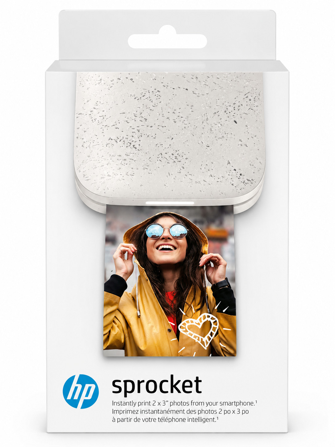 HP SPROCKET PORTABLE 2 X 3″ INSTANT PHOTO PRINTER LUNA PEARL BRAND NEW