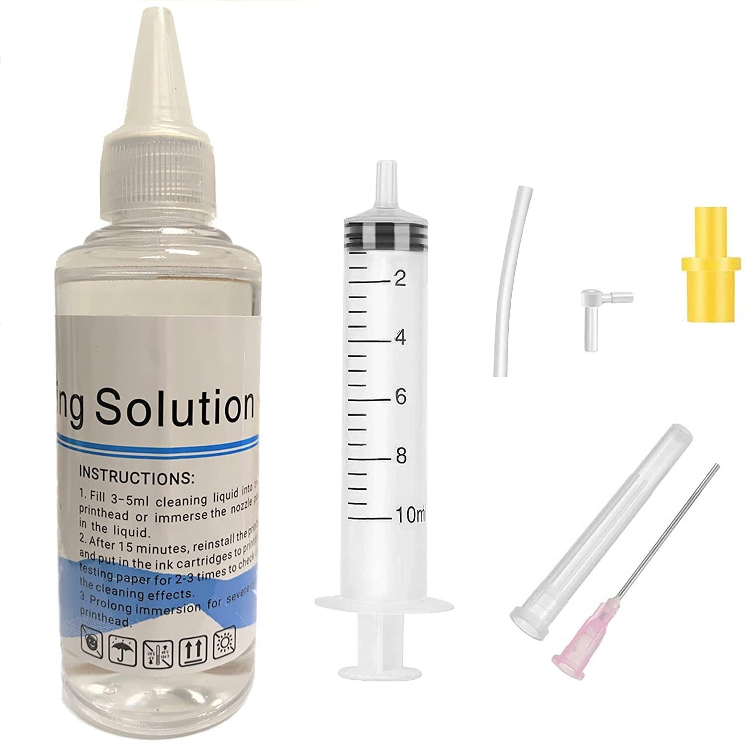 Epson Universal Inkjet Printhead SUPER Cleaning Solution Kit – Unclog Flush