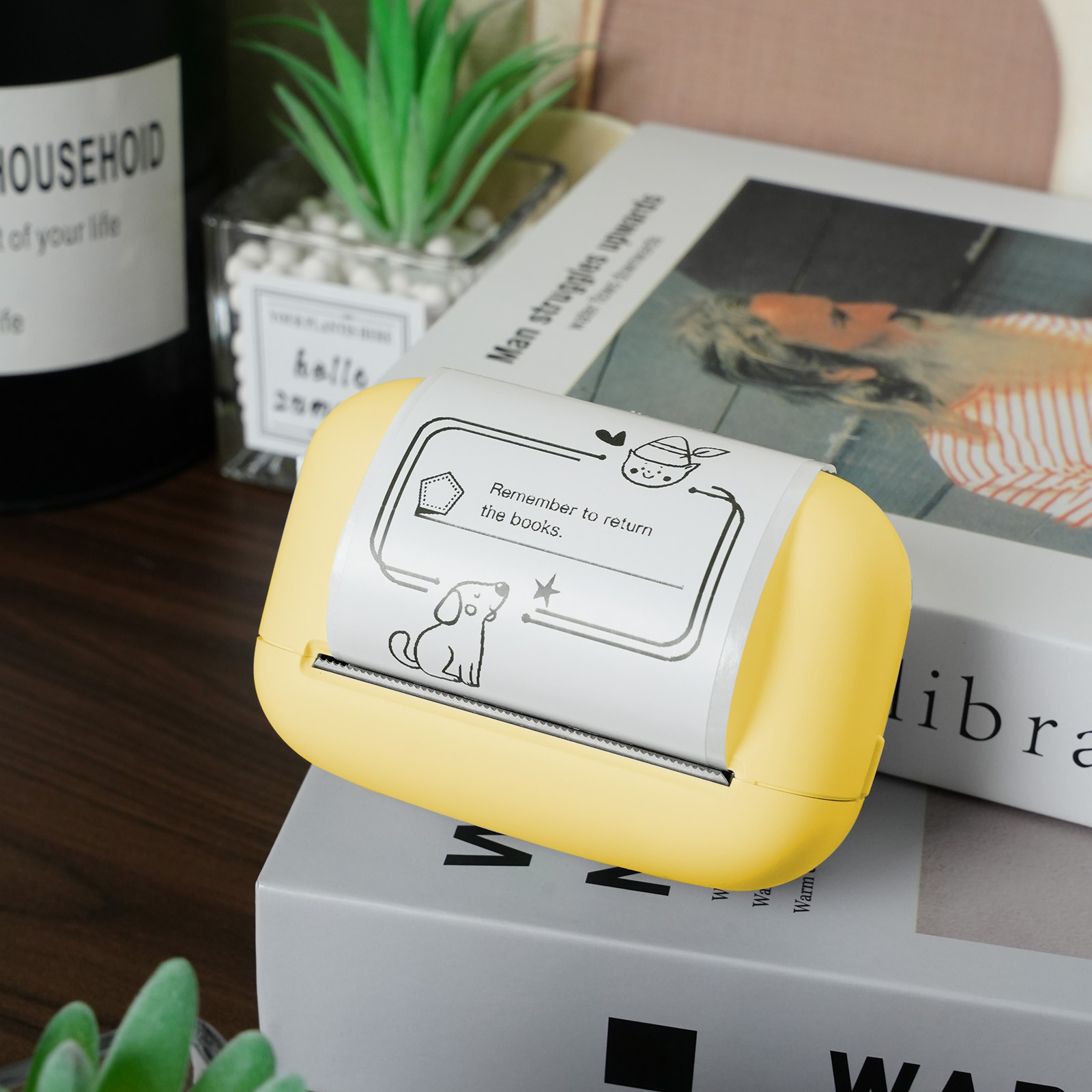 Thermal Label Printer,Inkless Portable Wireless Thermal Label Maker