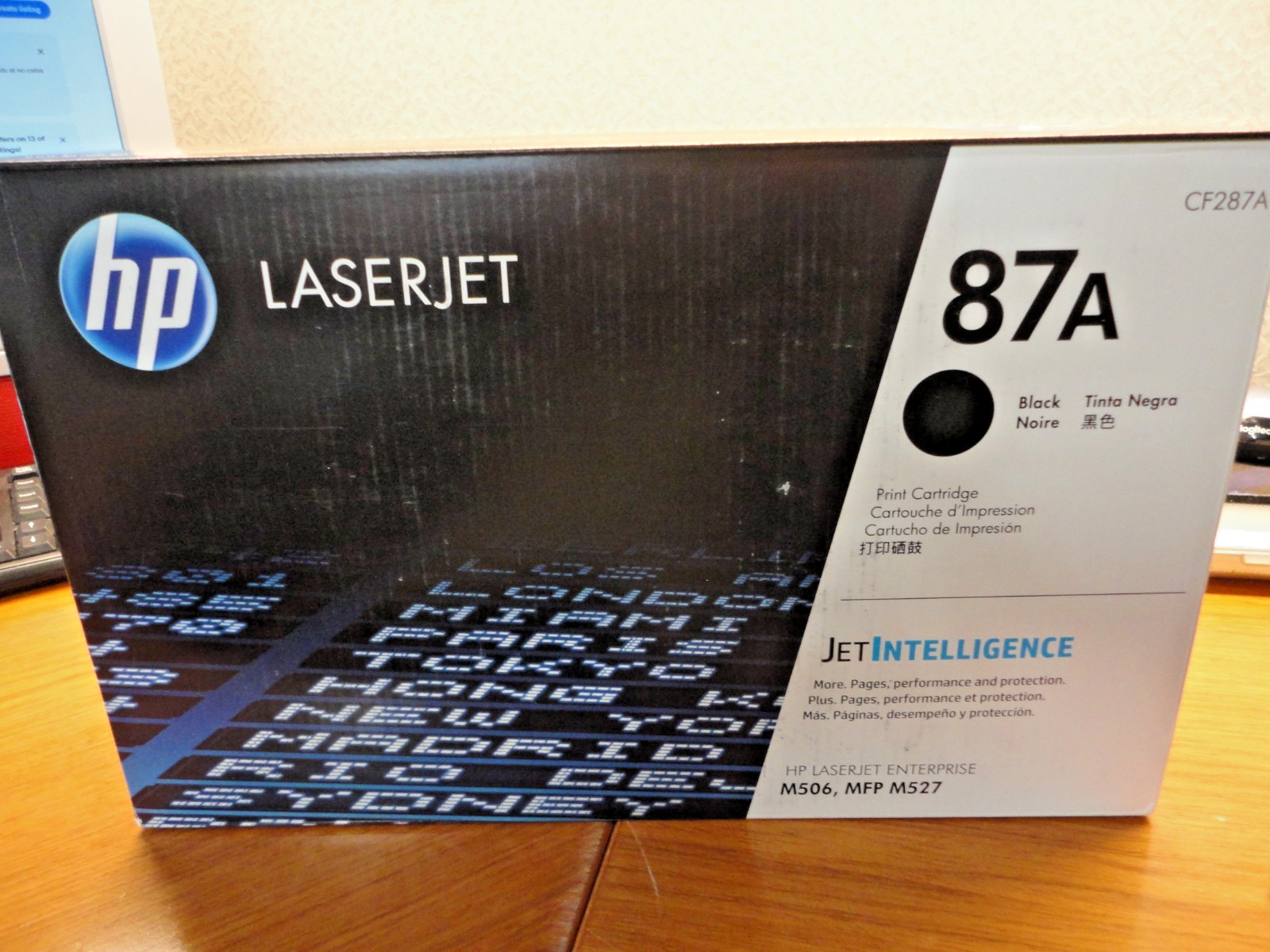HP 87A (CF287A) Black Toner Cartridge Brand new Sealed