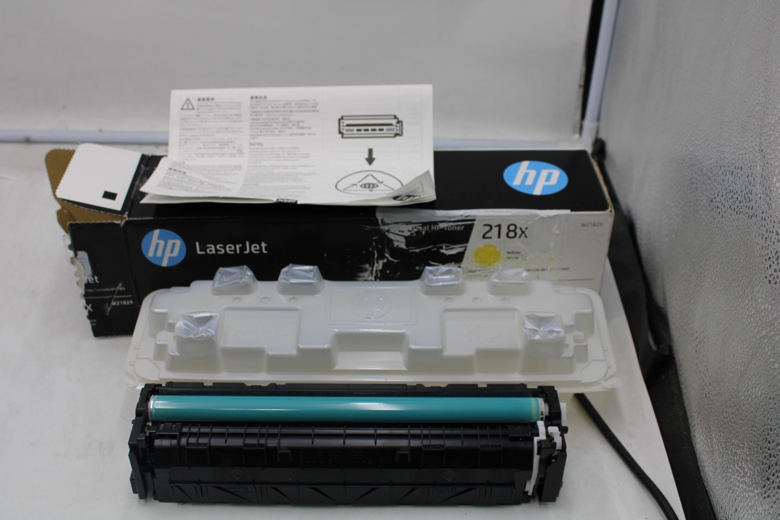 HP 218X High Yield Yellow Original LaserJet Toner Cartridge, NEW OPEN BOX
