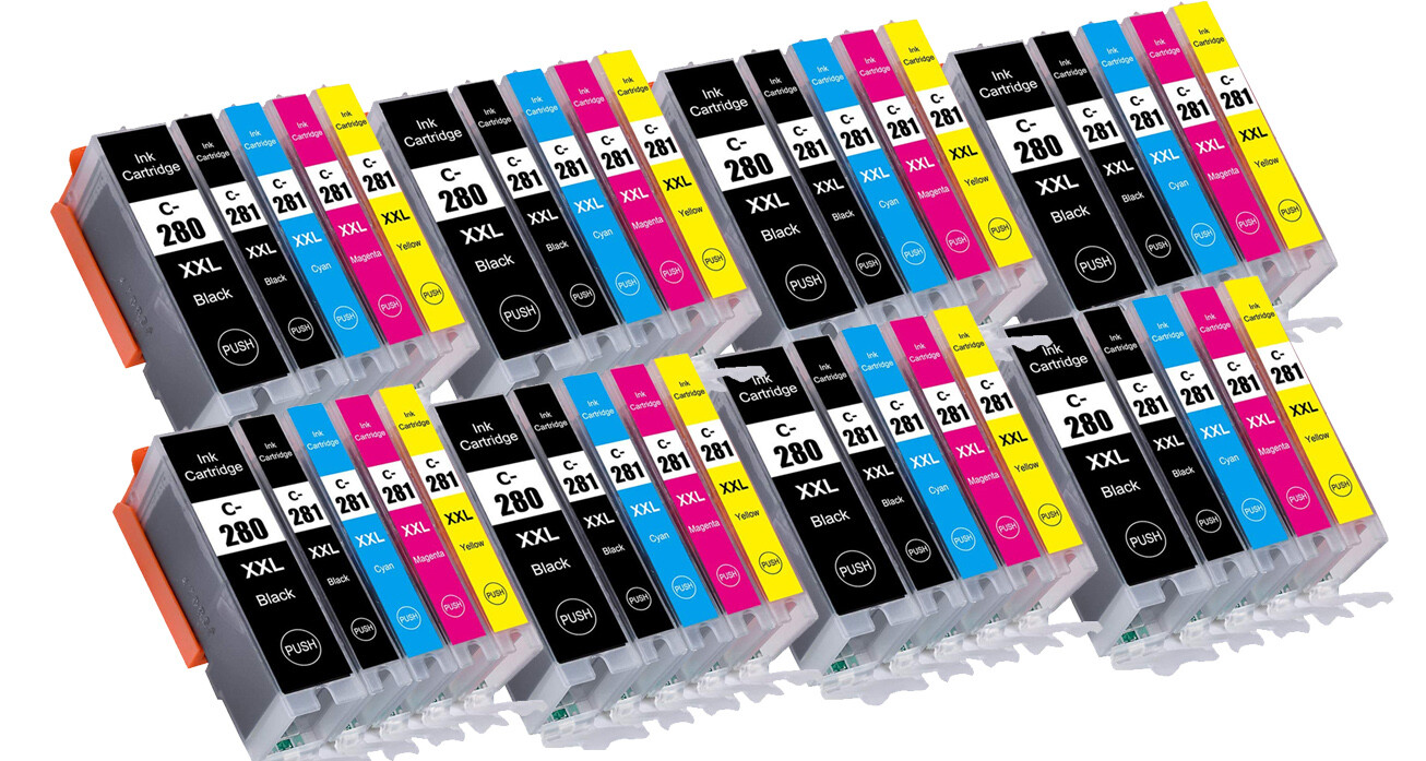 XXL Ink Cartridges Set for PGI-280XXL CLI-281XXL Canon TR8520 TR8622A TR8620A