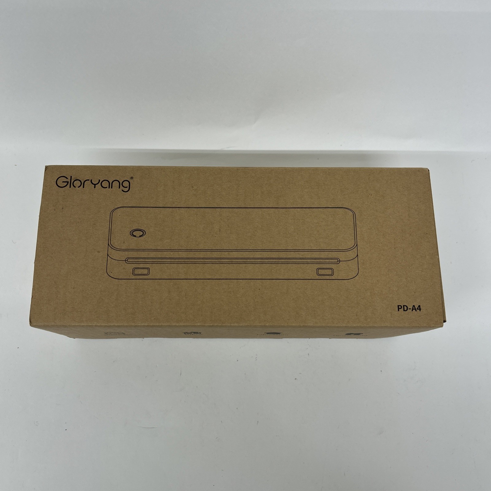 Gloryang PD-A4 Portable Thermal Printer Wireless Bluetooth Inkless 8.5×11 w/Case