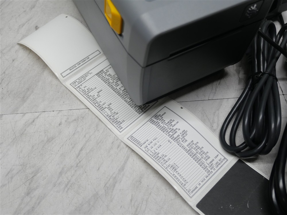 Zebra ZD410 Thermal Label Printer USB TESTED WORKING! ZD41022-D01W01EZ!