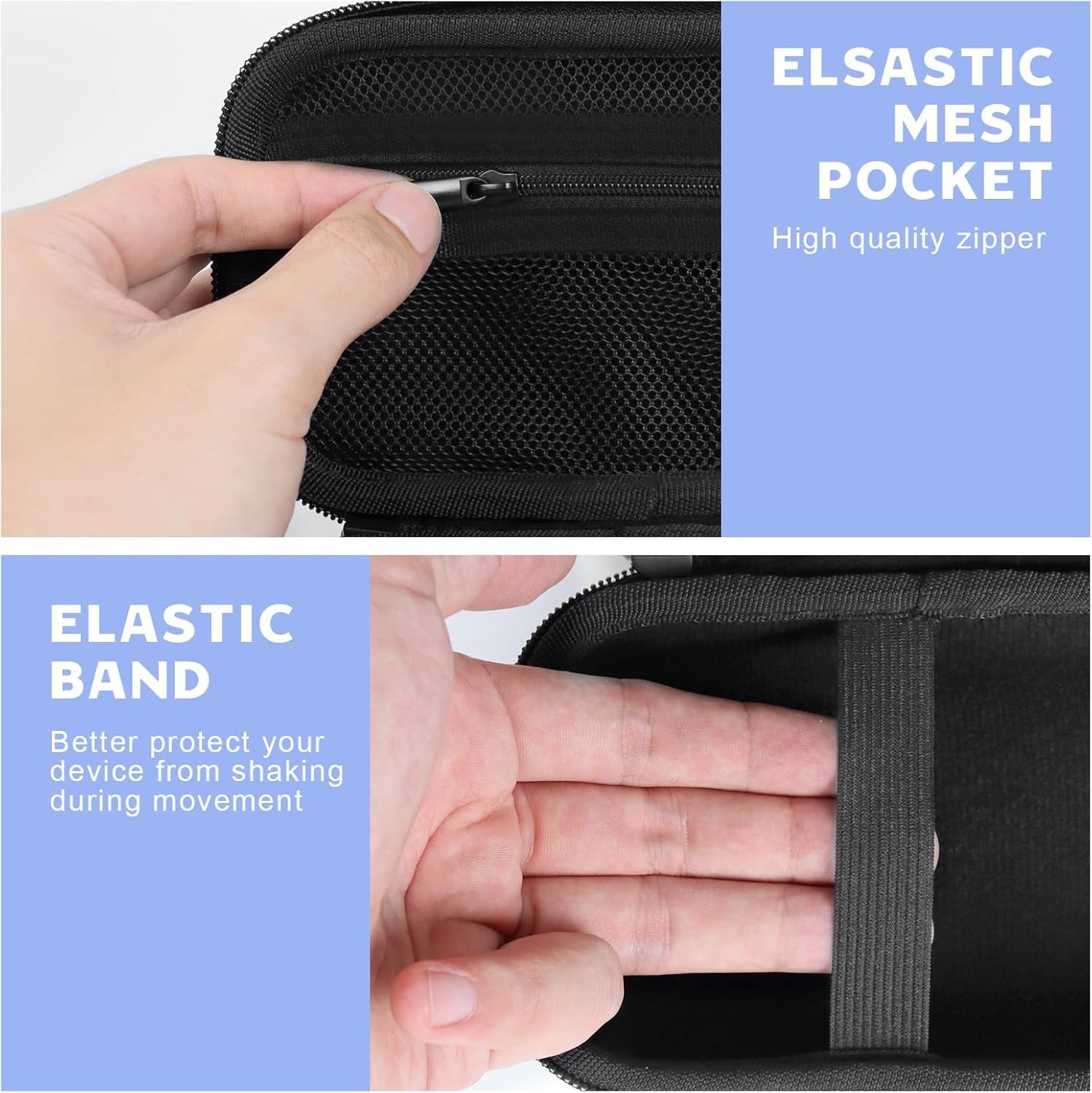 Compact Gray Carrying Case for Phomemo and NIIMBOT Label Makers – Ideal Gift!