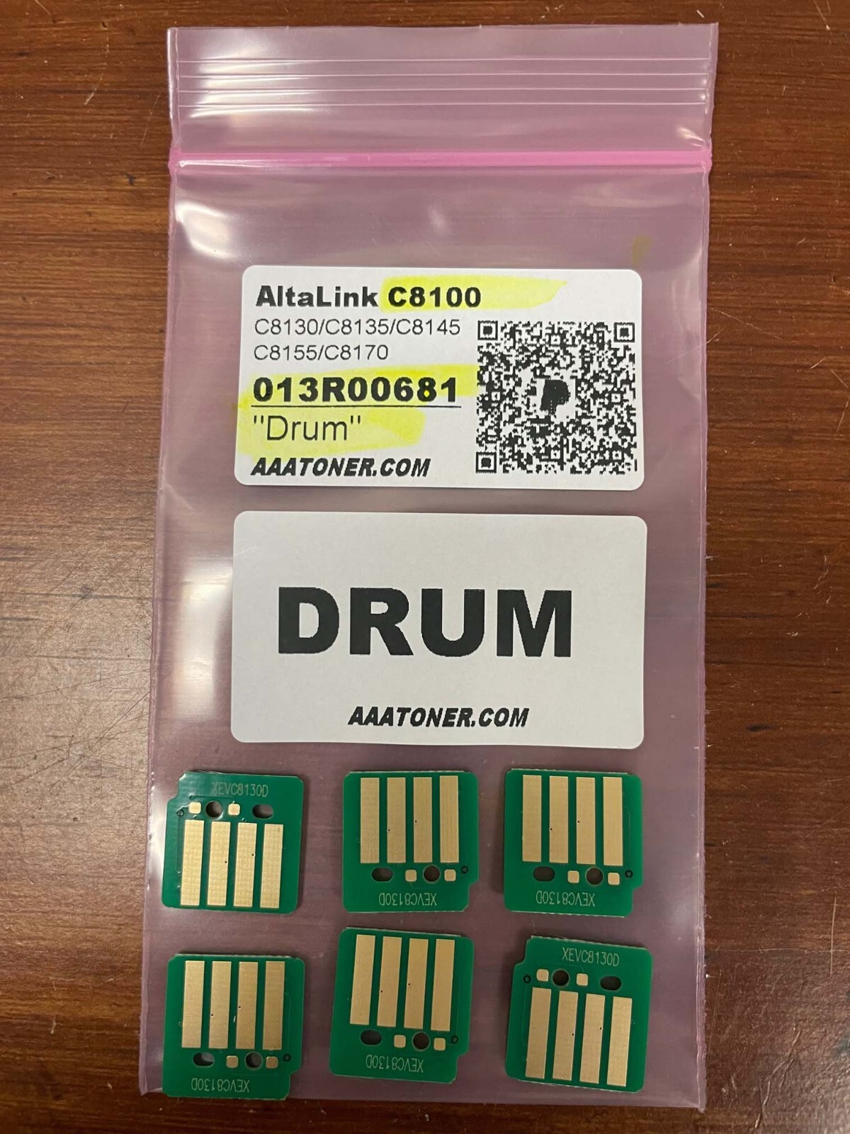 6 Drum Chip (013R00681) for Xerox C8100 C8130 C8135 C8145 C8155 C8170 Refill