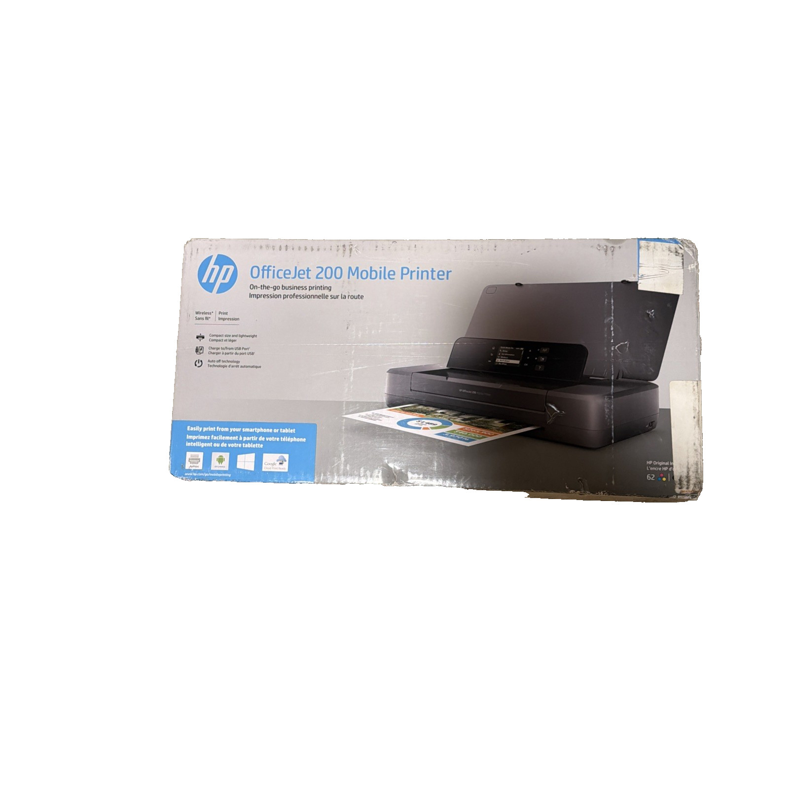 NEW SEALED HP OfficeJet 200 Mobile Wireless Printer CZ993A | Save $100+ vs Retai