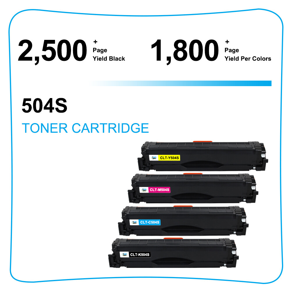 CLT-K504S 504S Toner Compatible for Samsung C1810 SL-C1860FW SL-C1810W CLX4195FW