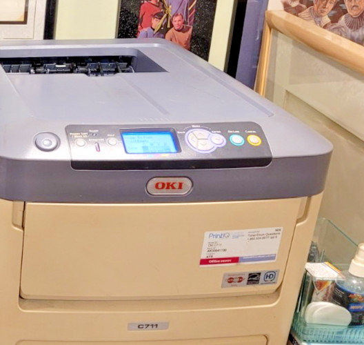 Oki C711 Digital LED Color Printer,Toners Black,Yellow,Cyan,Magenta,2nd Printer