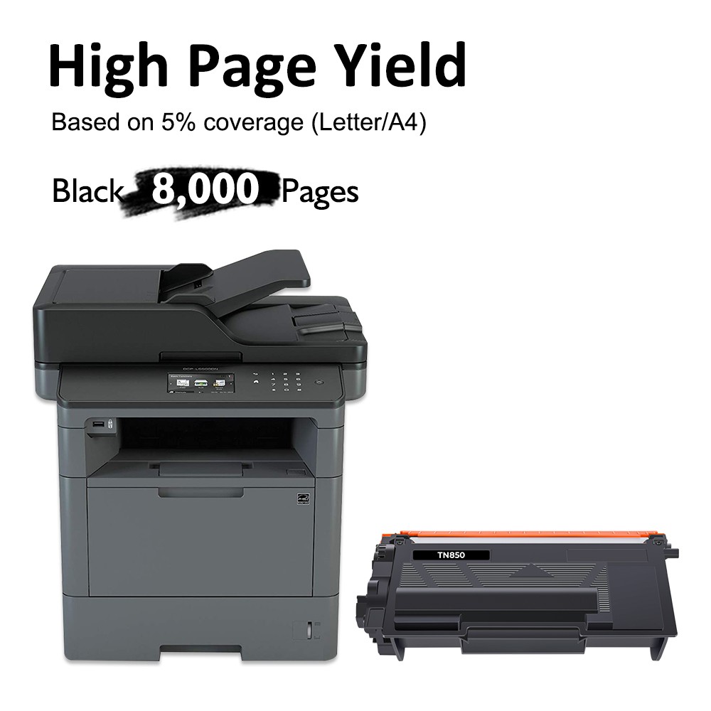 3PK TN850 TN820 Toner Fit for Brother HL-L5100DN L6300DW DCP-L5600DN MFC-L6750DW