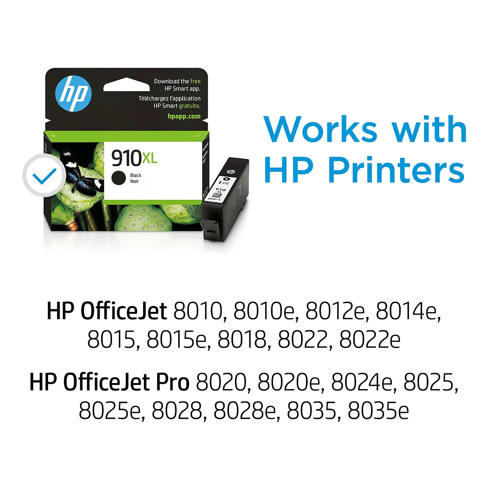 HP 910XL Black High-Yield Ink Cartridge | 3YL65AN
