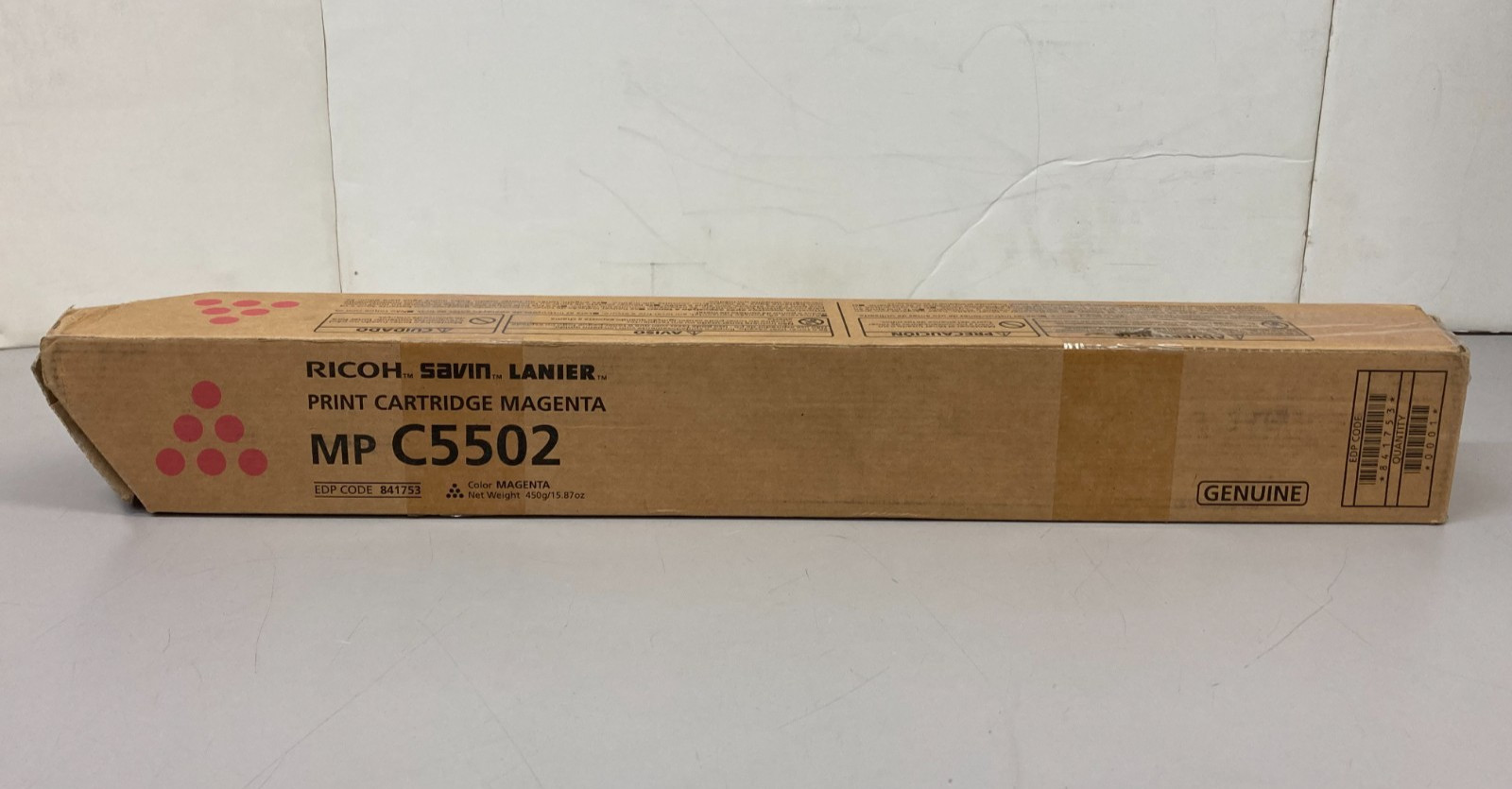 Genuine OEM Ricoh MP C5502 MAGENTA 841753 – NEW