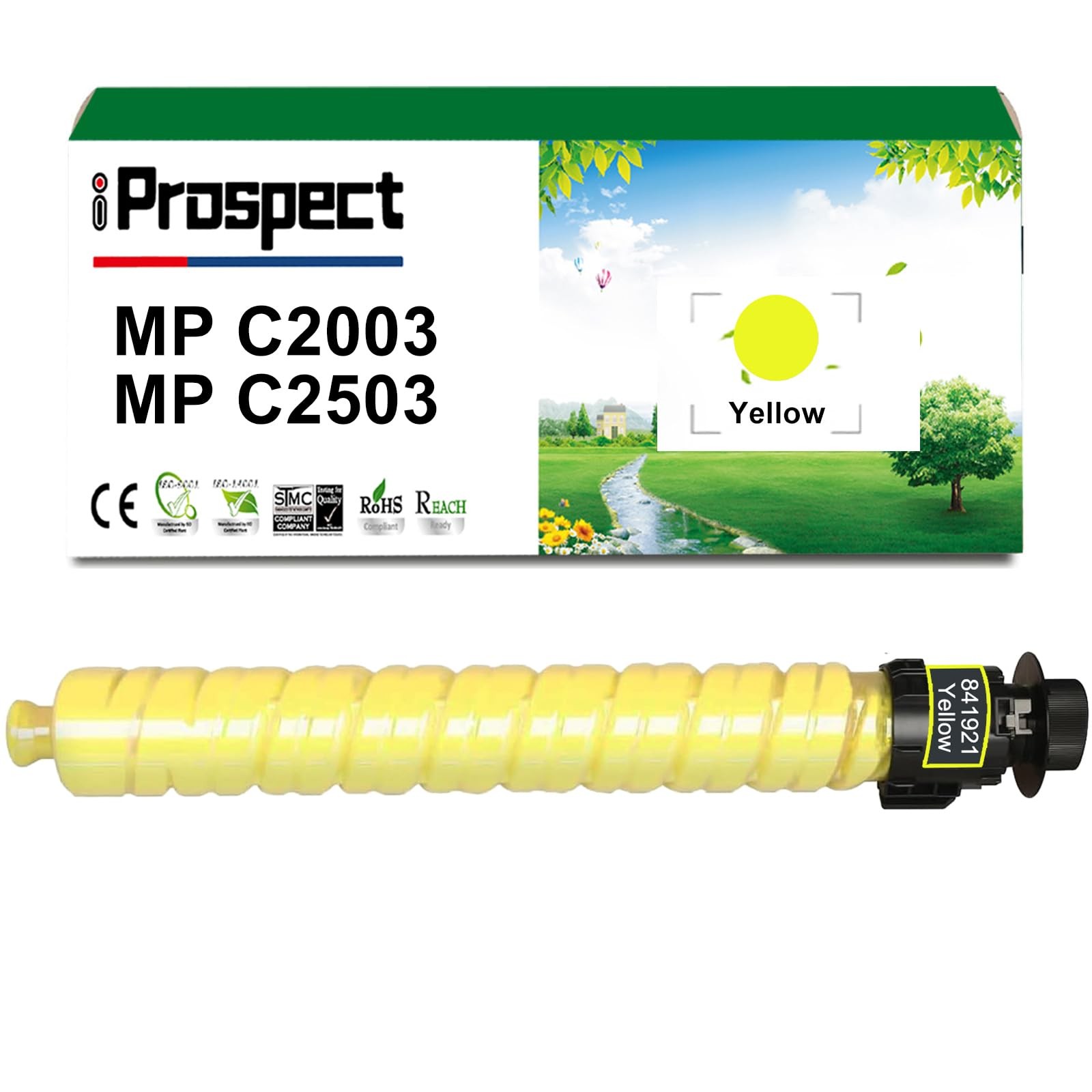 MP C2003 C2503 Yellow Toner Cartridge – High Yield, Replacement for Ricoh Aficio