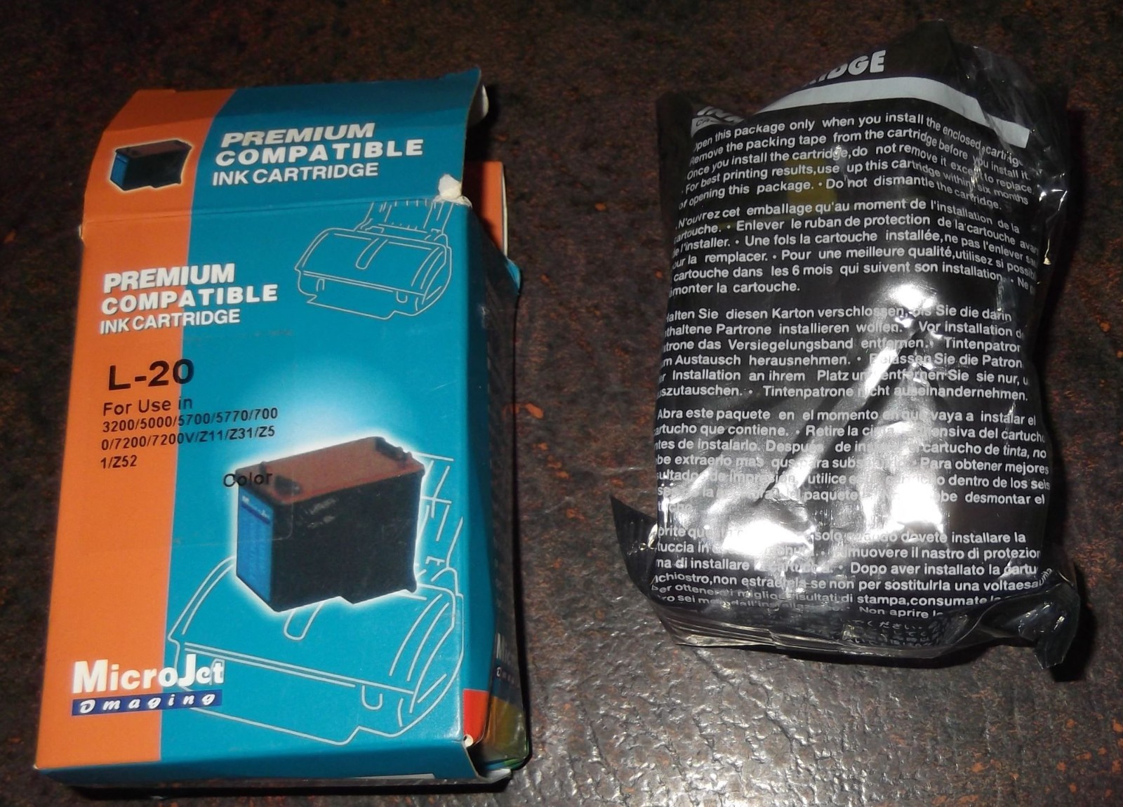 LEXMARK, DELL, SAMSUNG COMPATIBLE COLOR INK CARTRIDGE, L20, 120,3200/5000/7200