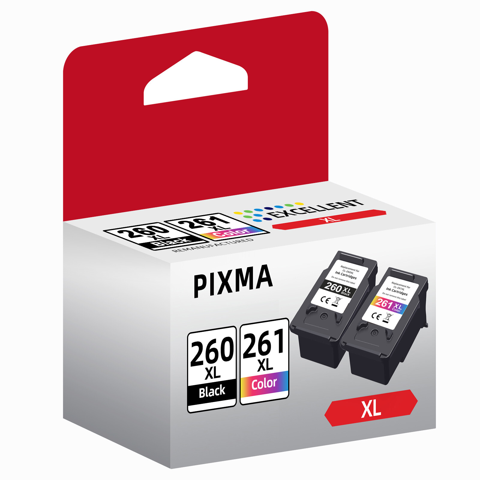 PG-260 XL CL-261 XL Ink Cartridge for Canon PIXMA 260 261 TS5320 TS6420 TR7020