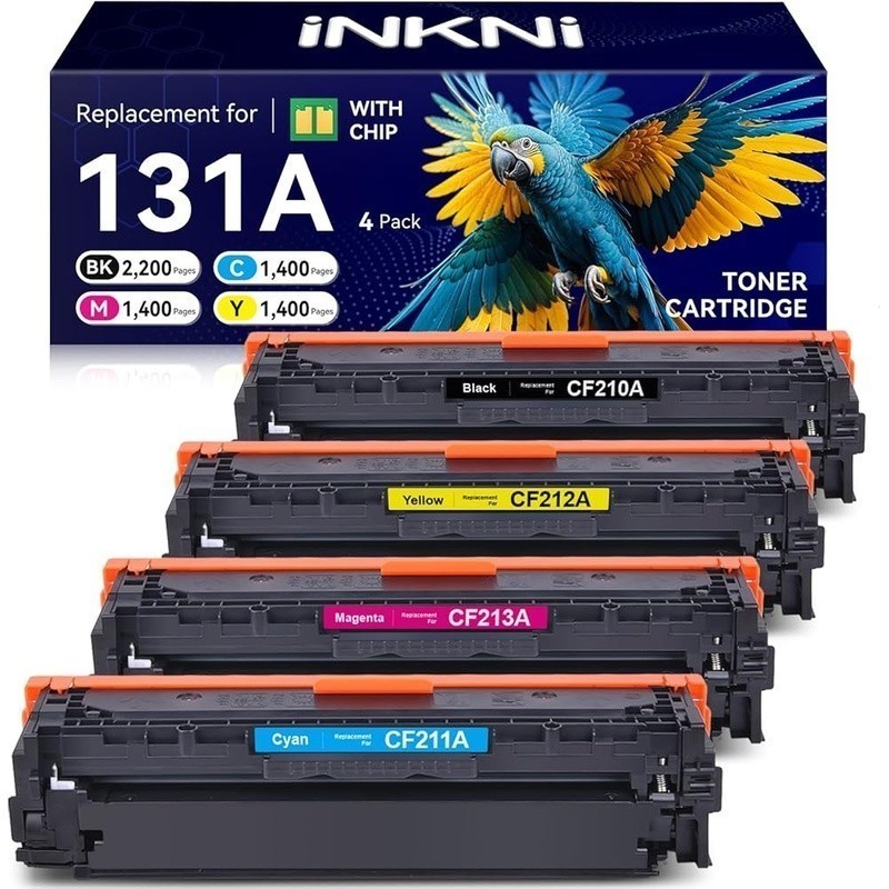 131A Toner Cartridge Set 4 Pack HP LaserJet Pro M251nw M276nw Print Quality New