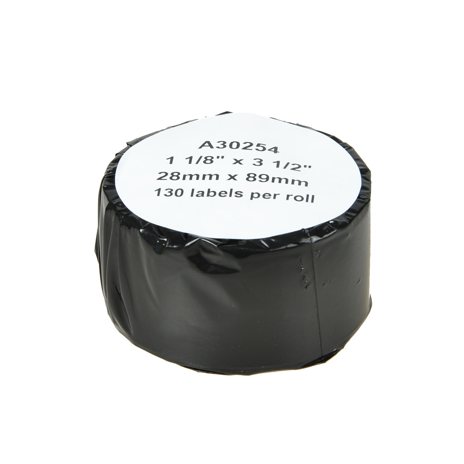1 Roll 1-1/8″x3-1/2″ for Dymo 30254 Clear Self-Adhesive LW Mailing Address Label