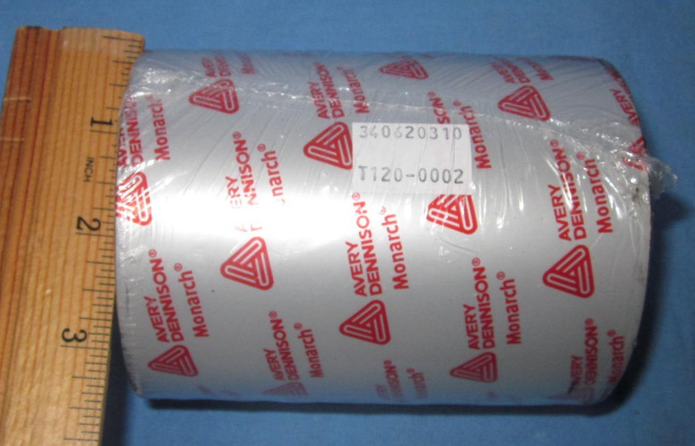 Avery Dennison ~ Monarch 9800 Wax Resin Ribbon, 110mm x 600m