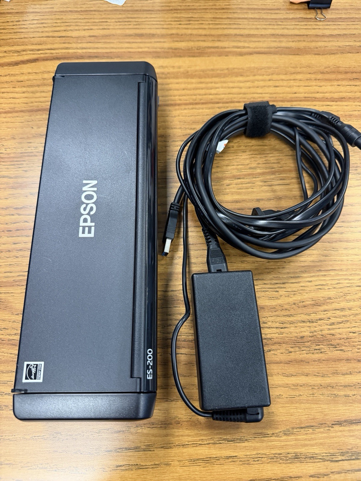 Epson ES-200 Portable Compact Mobile Duplex Color Document Scanner TESTED
