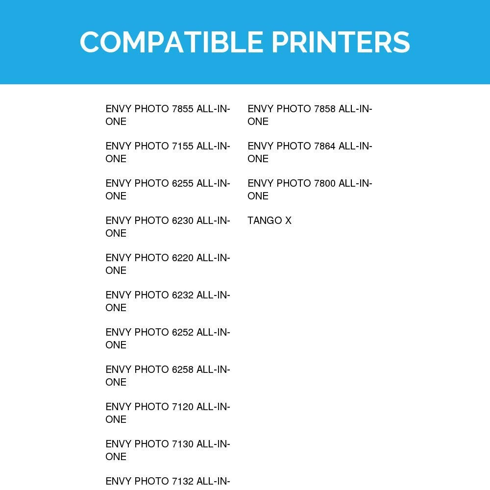 2pk Reman 64XL for HP BLACK COLOR Ink Cartridge HY N9J92A N9J91A 7132 7130 6255