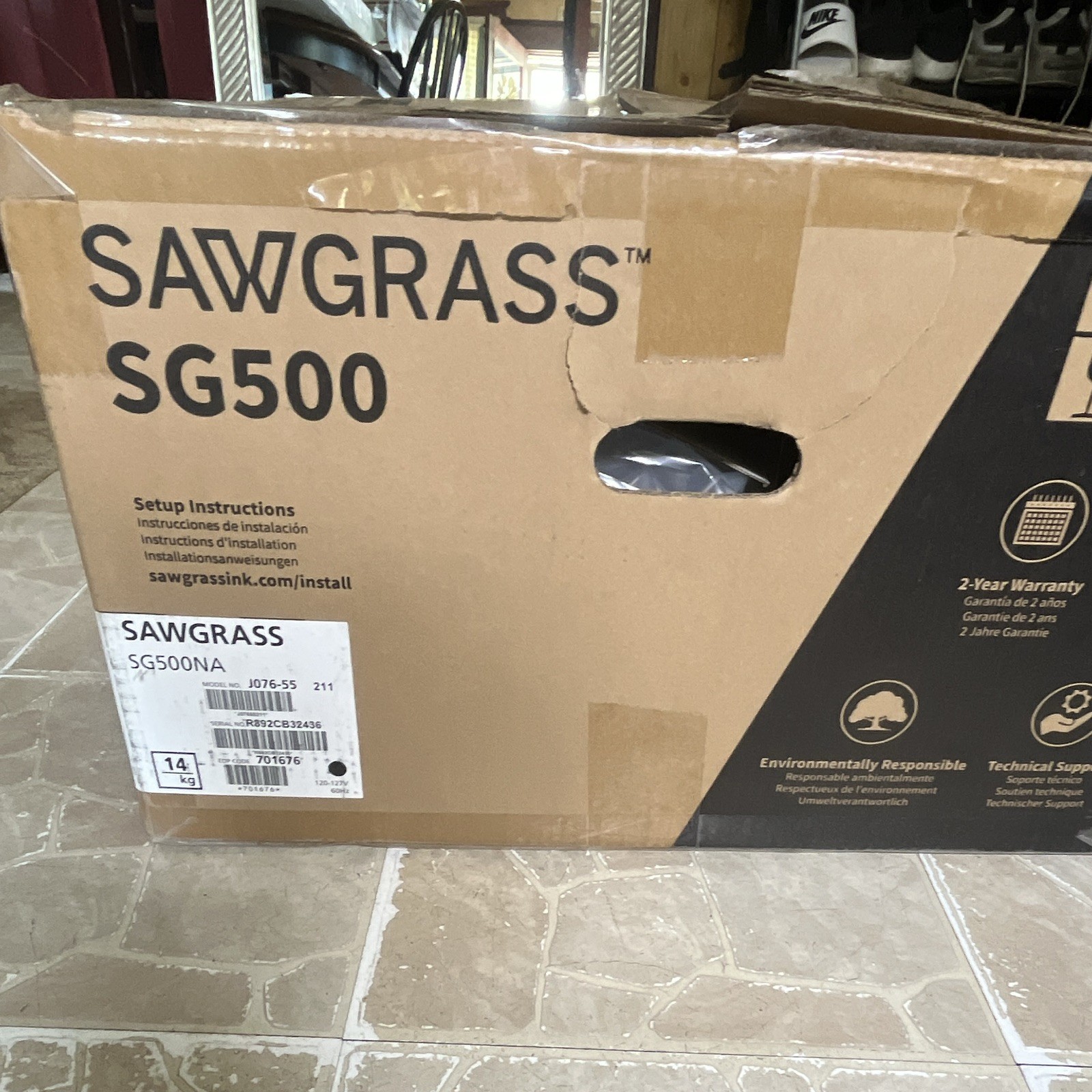 Sawgrass SG500 Color Inkjet Printer Wi-Fi 4800×1200 DPI 15 ppm