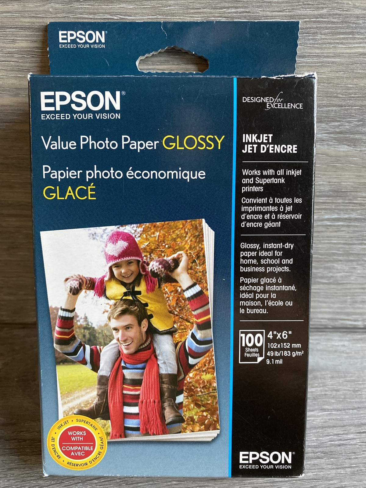Epson S400034 Value Glossy Photo Paper 100 Count