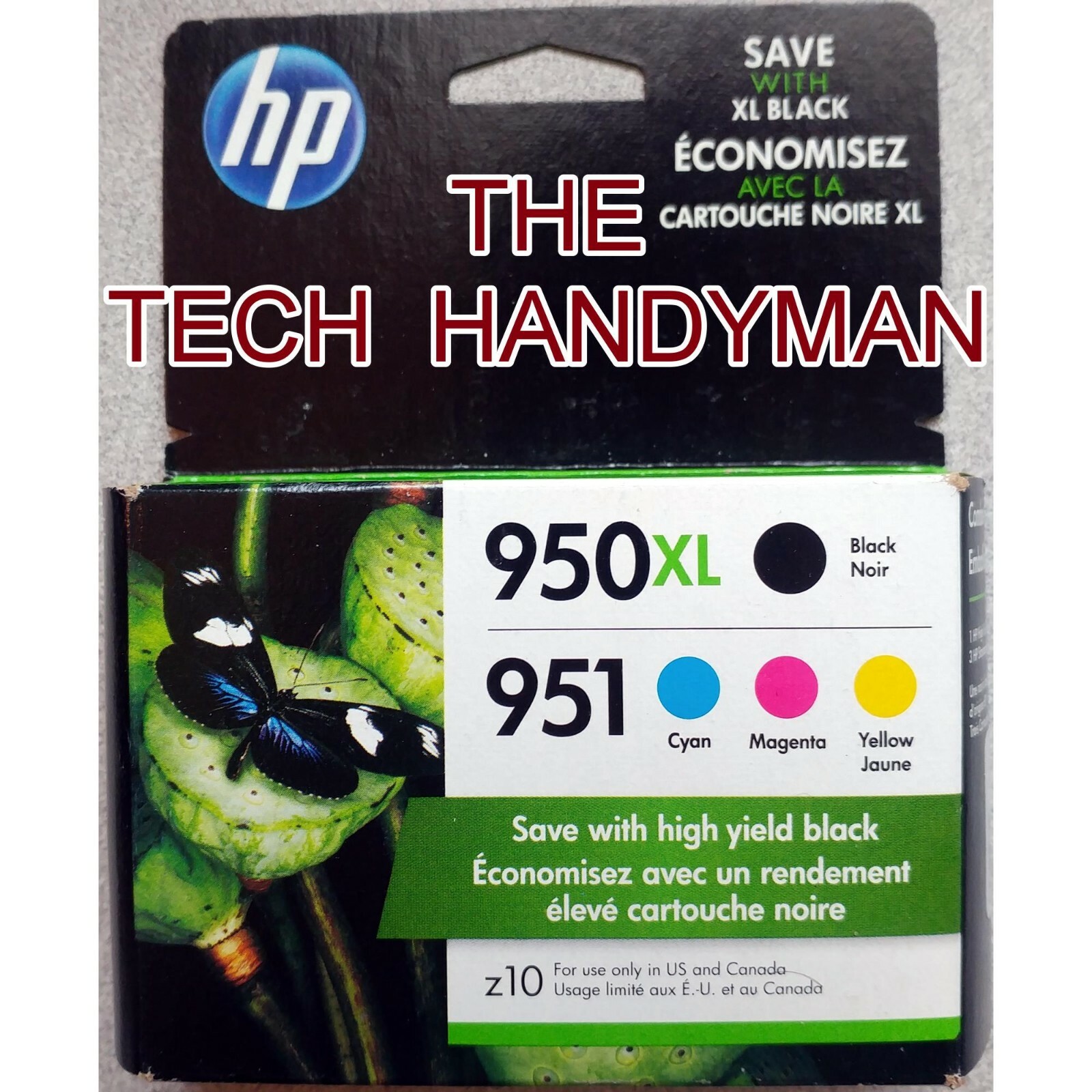 4-PACK HP GENUINE 950XL BLACK & 951 COLOR INK (RETAIL BOX) OFFICEJET PRO 8100