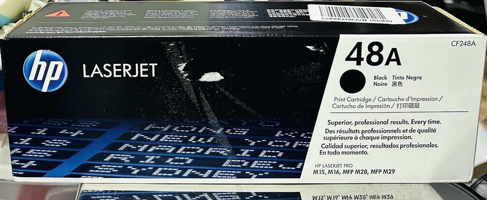 Brand New Genuine OEM HP 48A CF248A Black Toner Cartridge – Factory Sealed