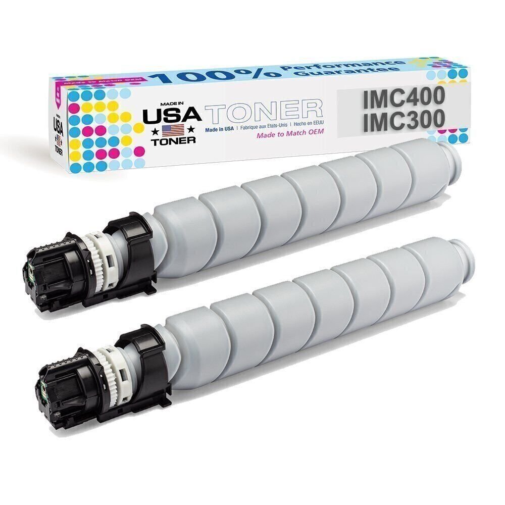 Toner for Ricoh IM C300, IM C400, IMC300F Black (2 cartridges)