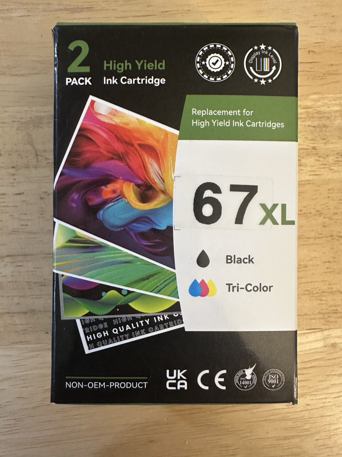 67XL High Yield Ink Cartridges – Black/Tri-Color