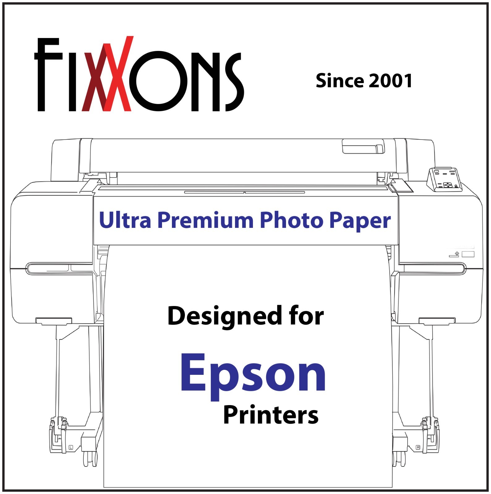 Ultra Premium Glossy Inkjet Photo Paper 44″ x 100′ for Epson