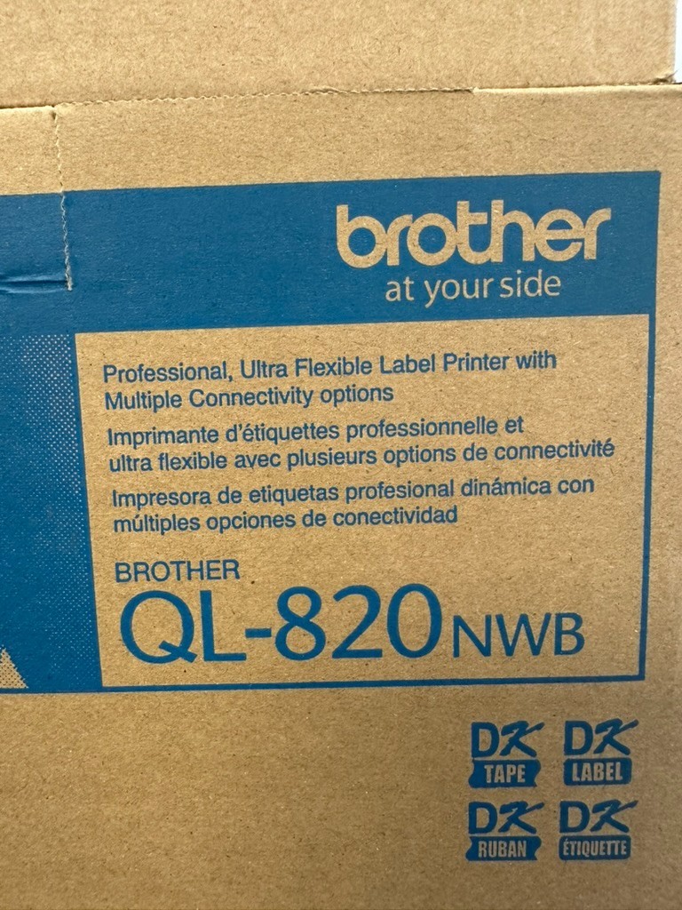 Brother QL820NWB Direct Thermal Label Printer – White/Black