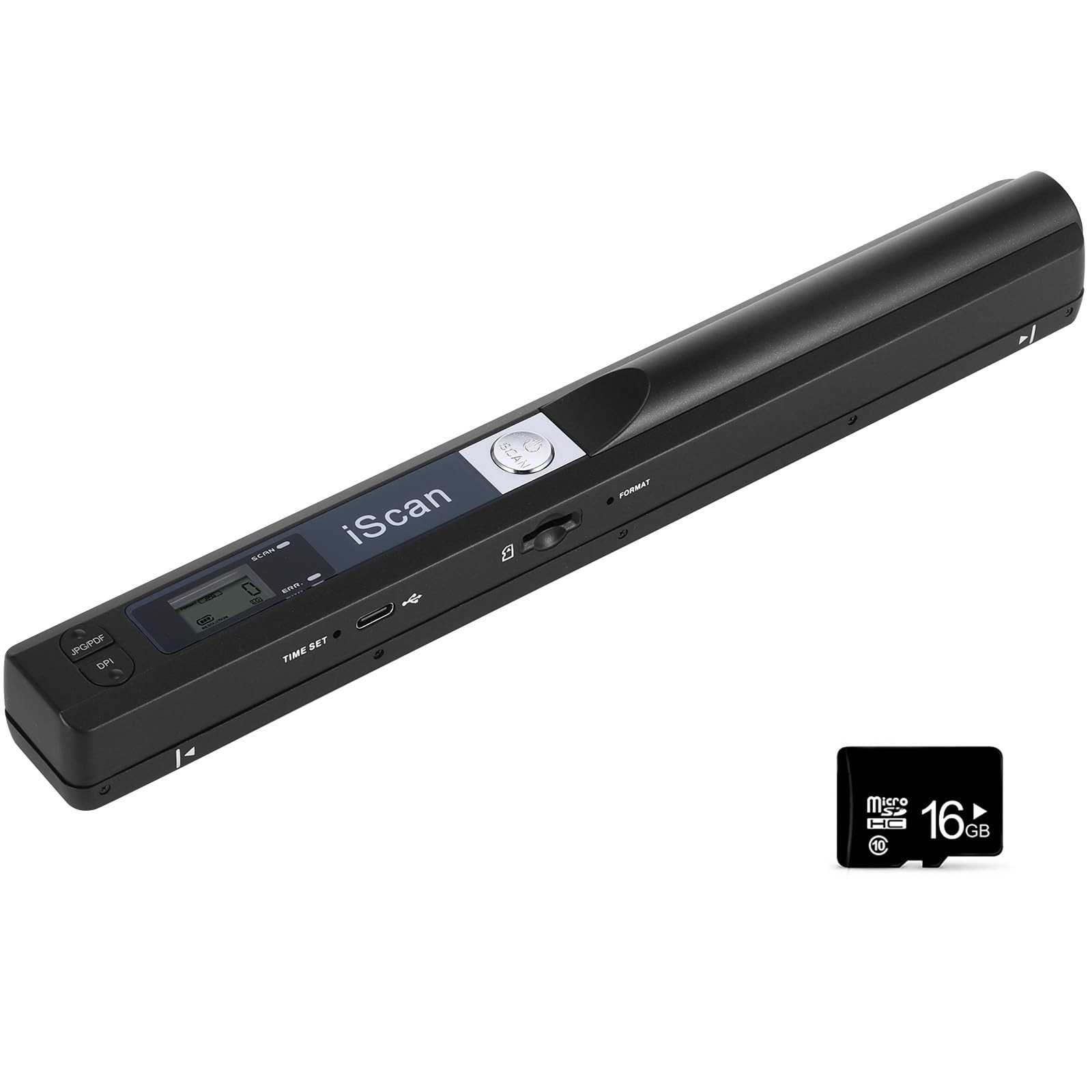 Handheld 900DPI Portable Document Photo Scanner for JPG/PDF, A4, USB 2.0