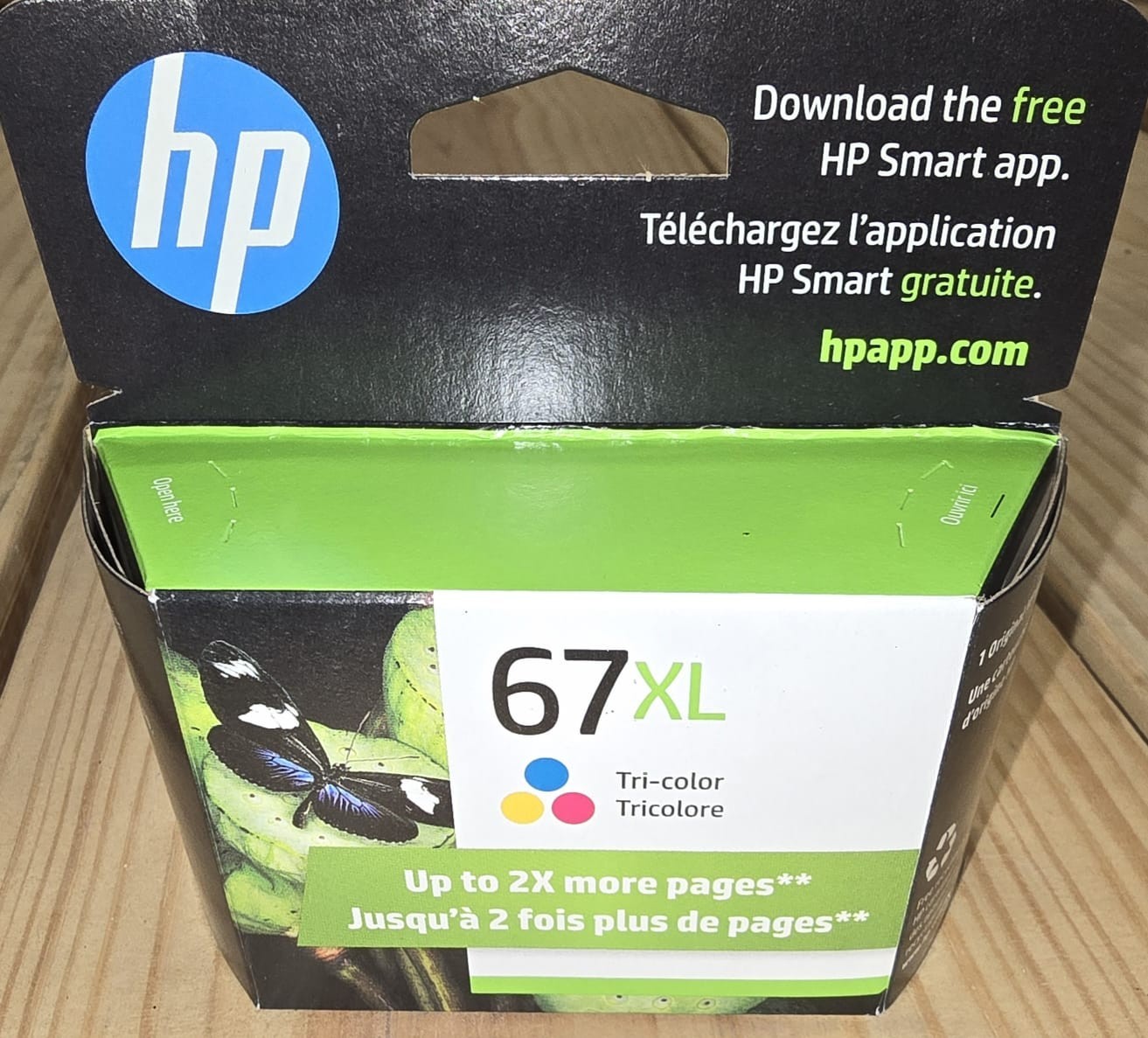 HP 67XL Tri-Color Original Ink Cartridge (3YM58AN)