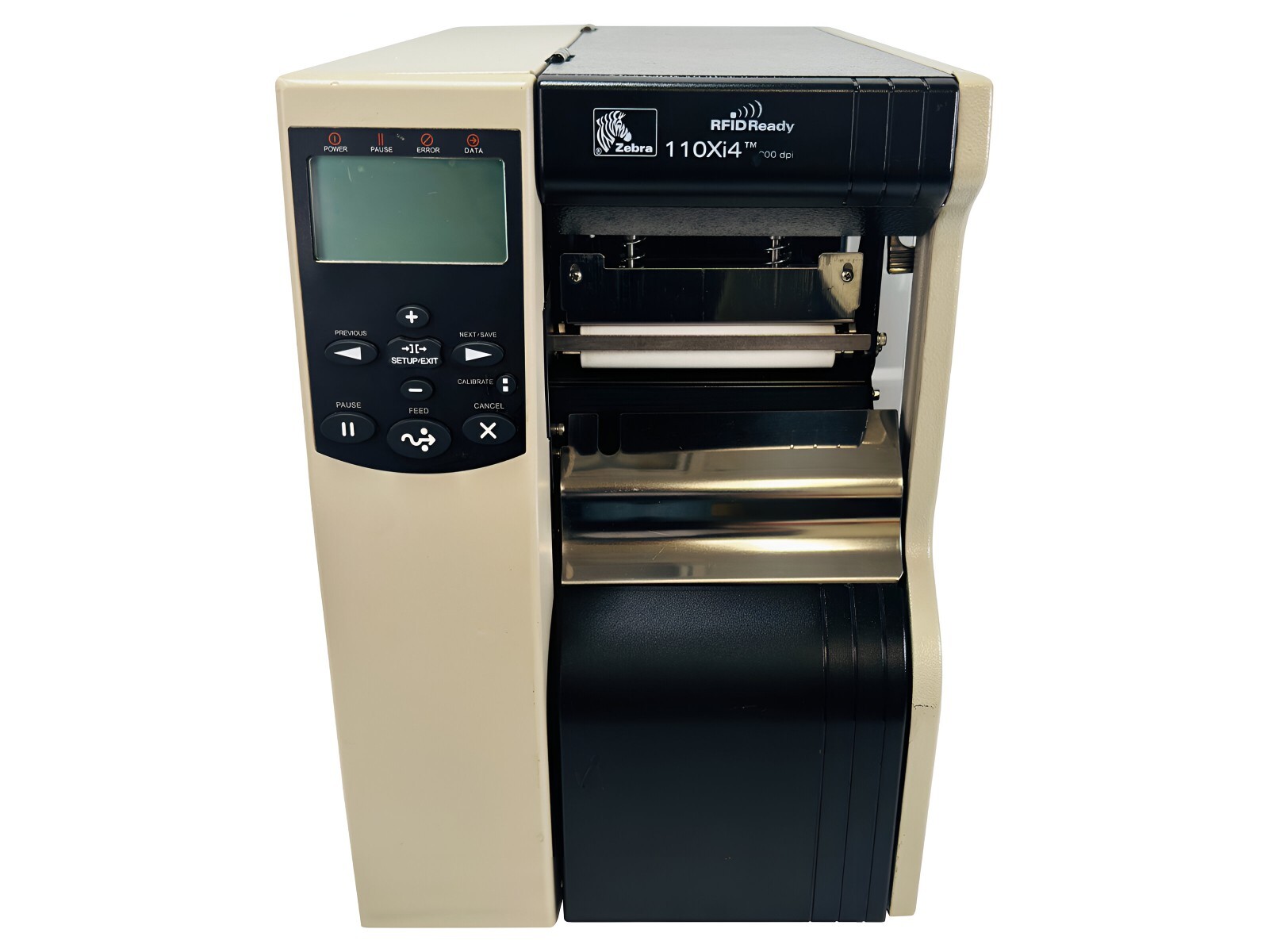 TESTED Zebra 110Xi4 Thermal Transfer Barcode Label Printer 600Dpi USB LAN Serial
