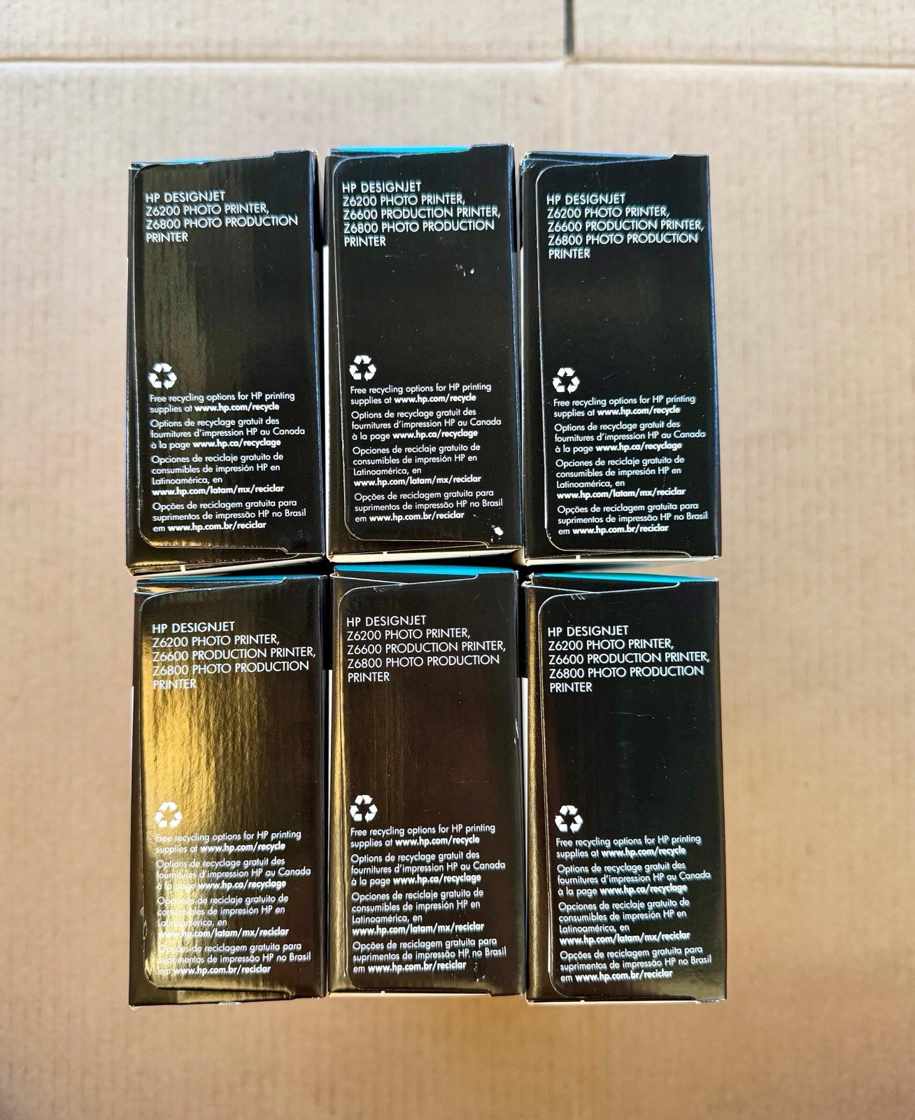 6 Genuine HP 771A Z6200 M/Y/PK/LC/LM/LG INK CARTRIDGE B6Y17A/18A/19A/20A/21A/22A