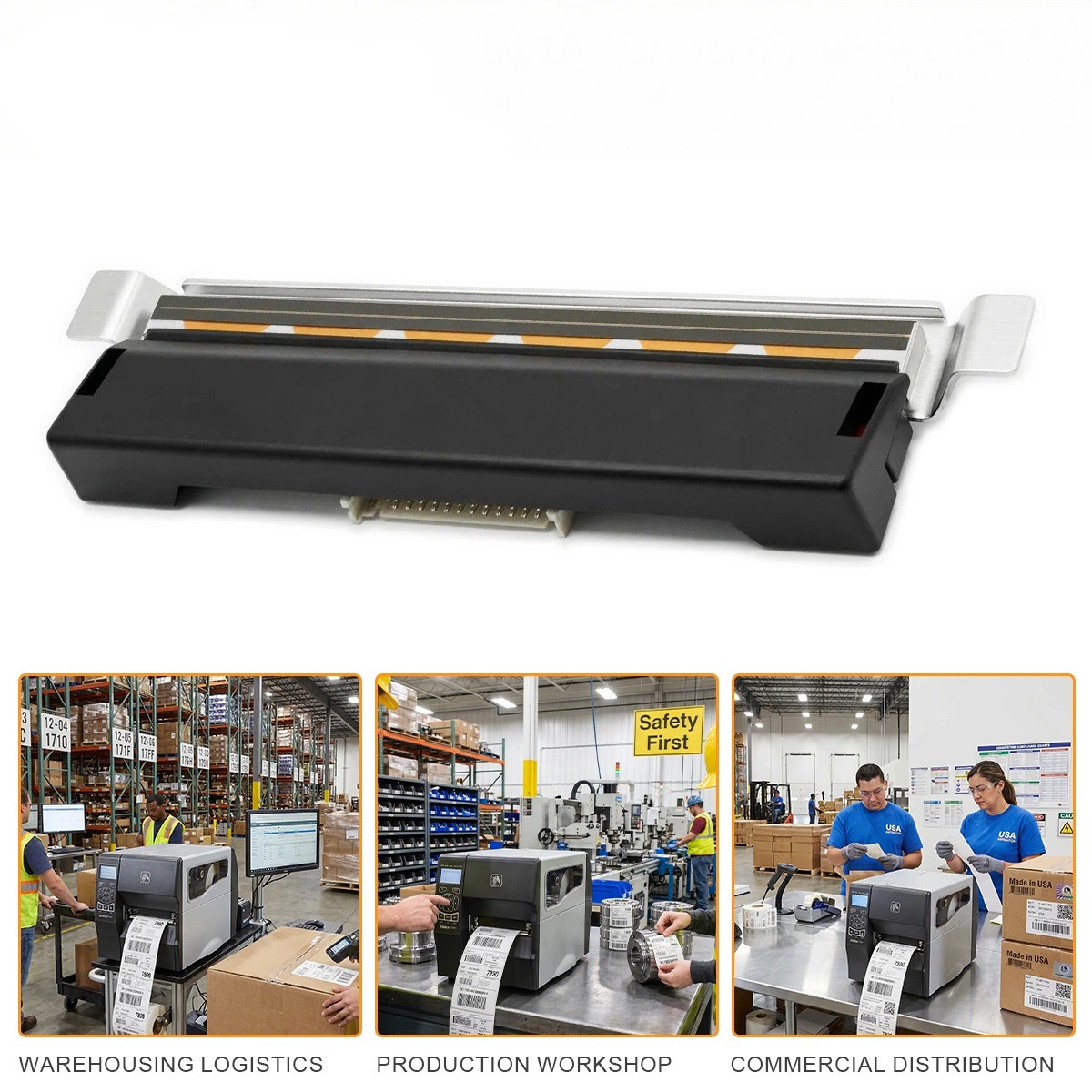 P1037974-010 ZT210 203DPI Thermal Printhead for Zebra ZT210 ZT220 ZT230 Printer