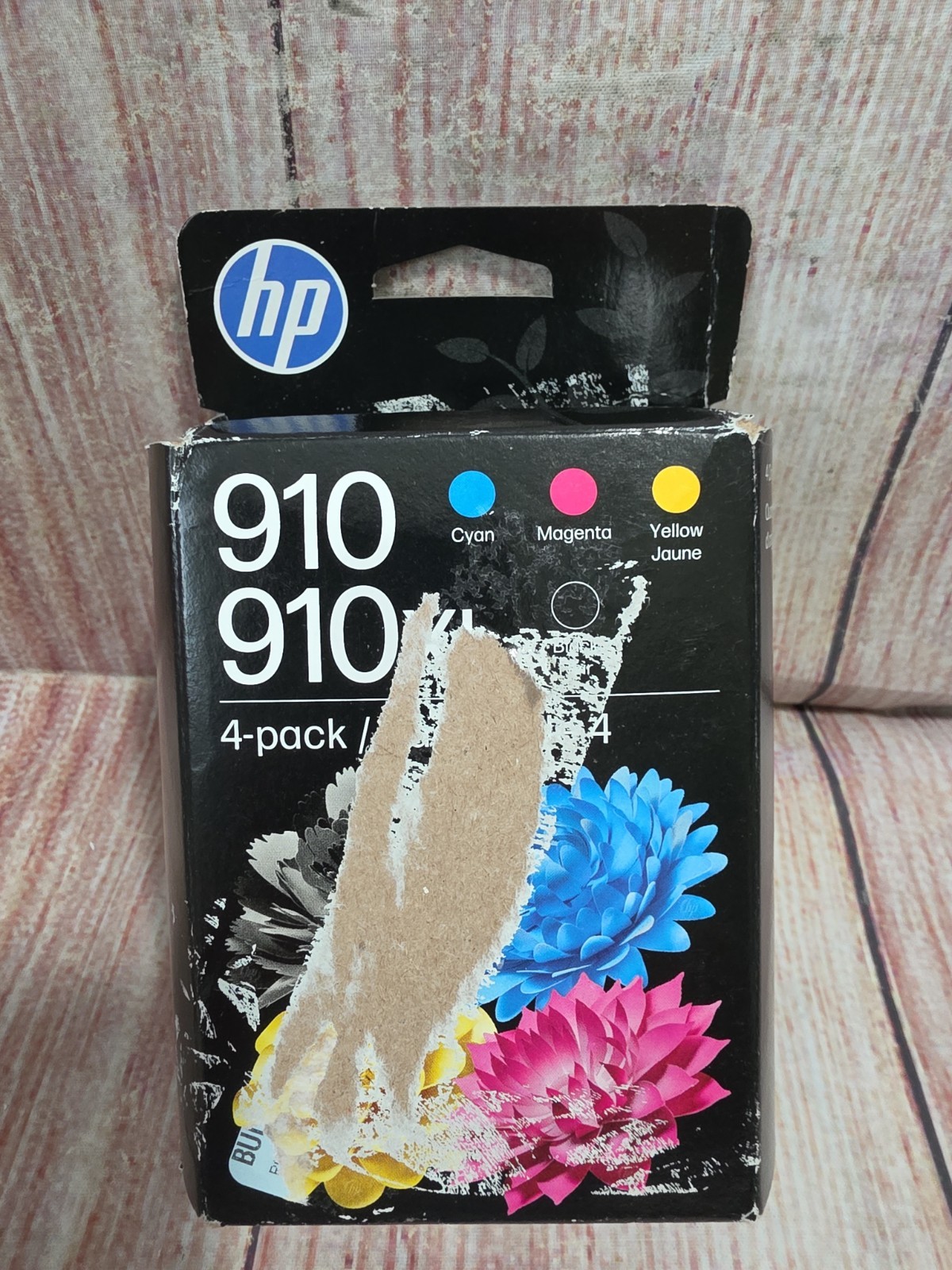 HP 910 910XL Ink Cartridges 4-Pack Black Cyan Magenta Yellow