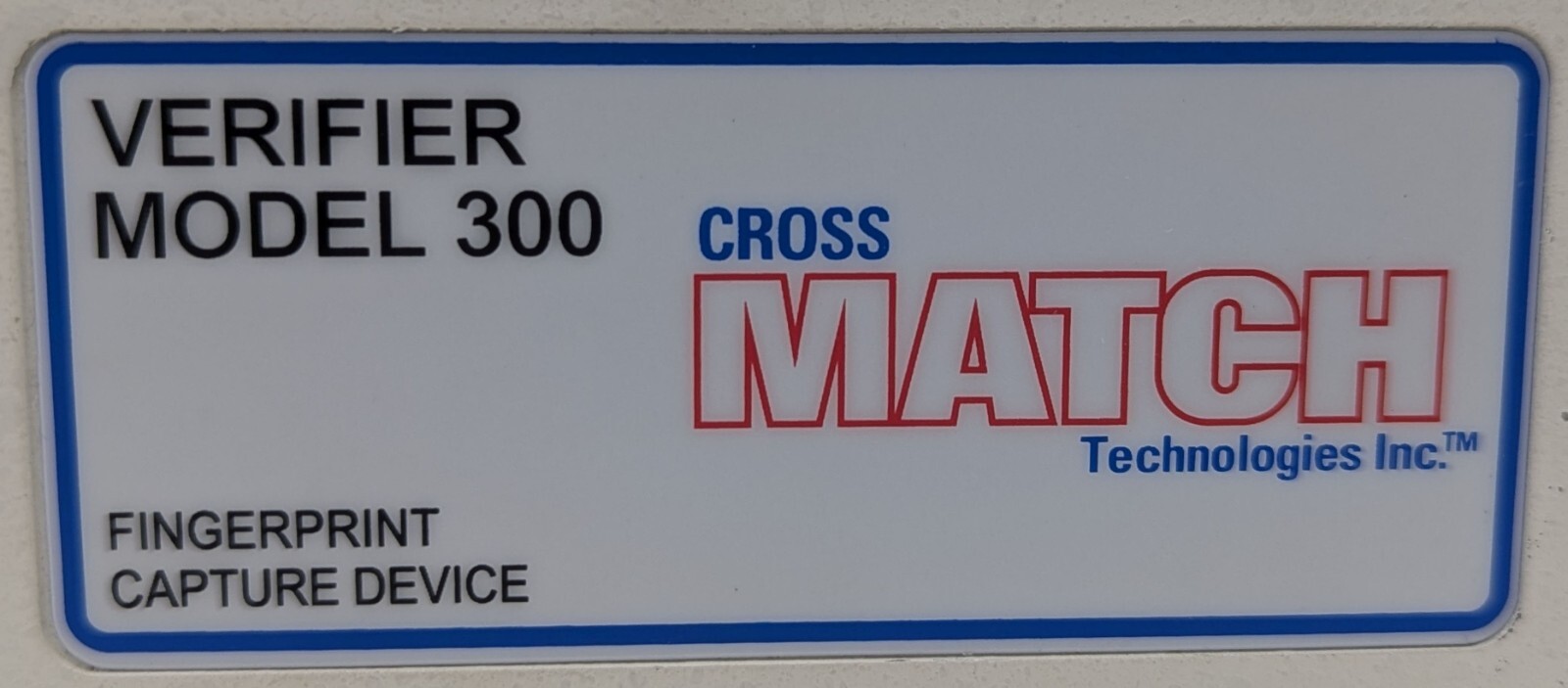 CrossMatch Verifier 300 USB Optical Fingerprint Scanner/Capture Device 900942