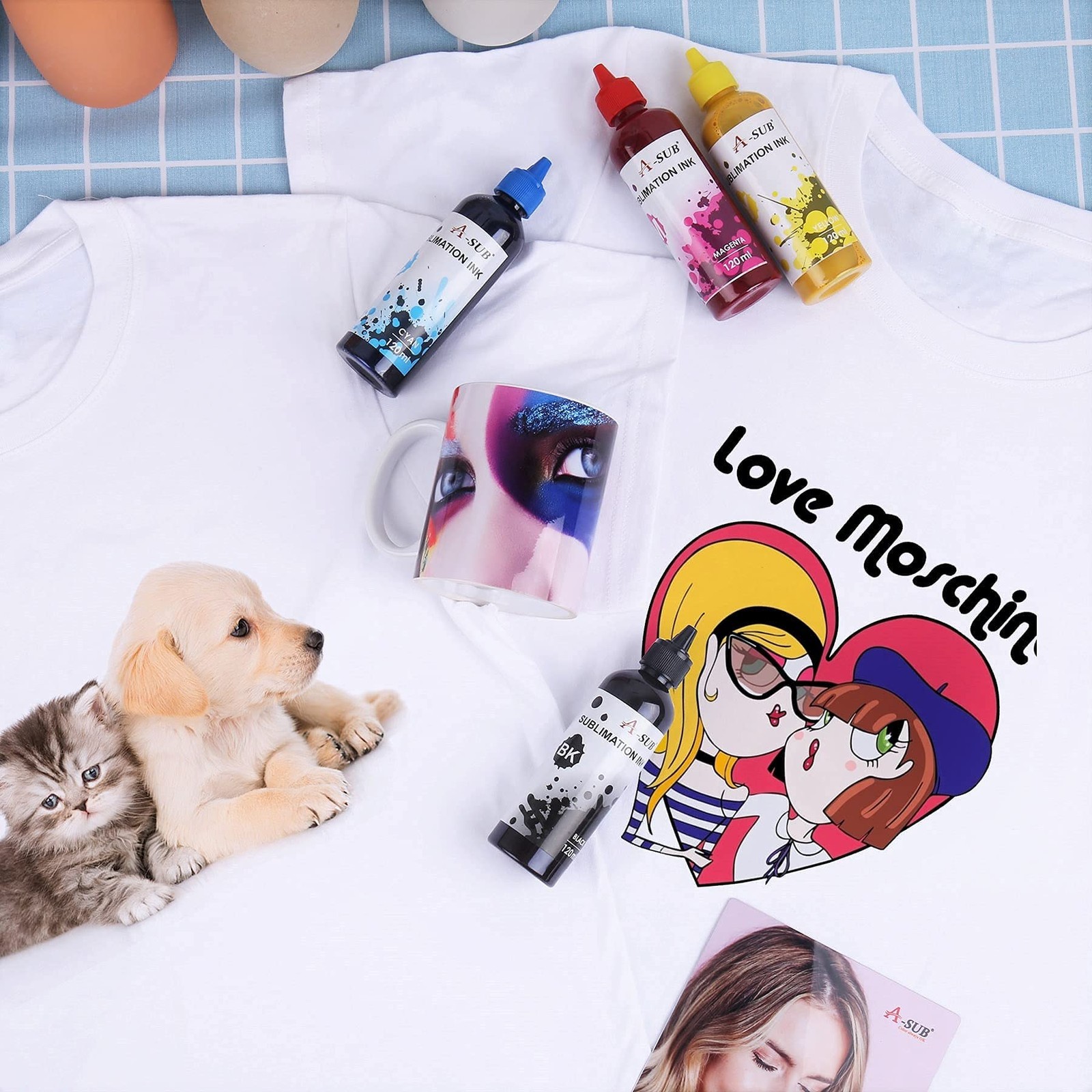 A-SUB 480ML Sublimation Ink Refill for ET-2720 ET-2760 ET-4760 ET-2800