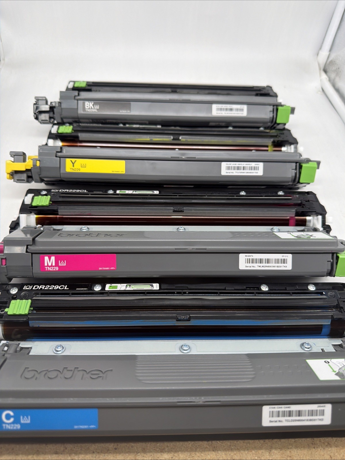 Brother Genuine 4-Pack Printer Toner Cartridges (Black,Cyan,Magenta,Yellow)80%