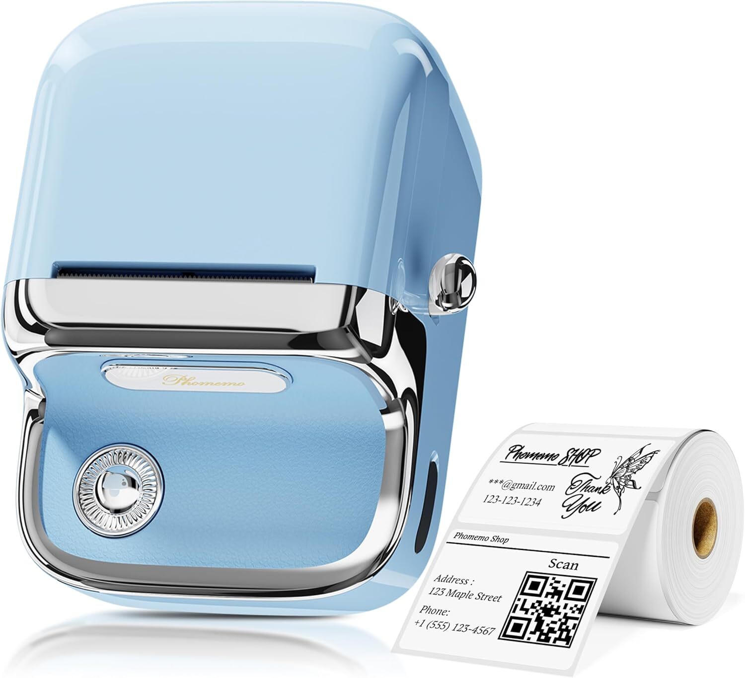 Upgrade Bluetooth Label Printer Phomemo M150 2 Inch Barcode Sticker Machine lot