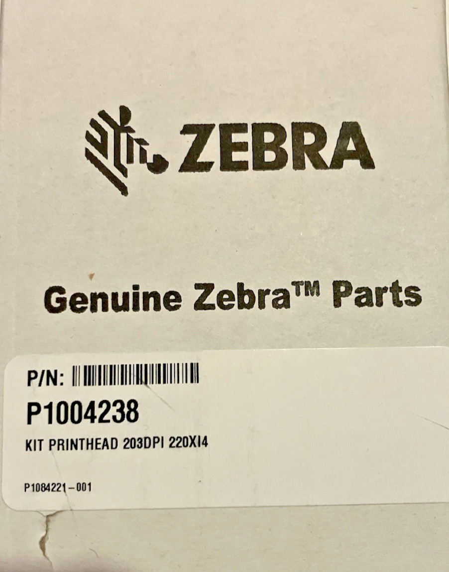 Zebra P1004238 New Printhead for Zebra 220Xi4 Thermal Printer 203dpi Genuine OEM