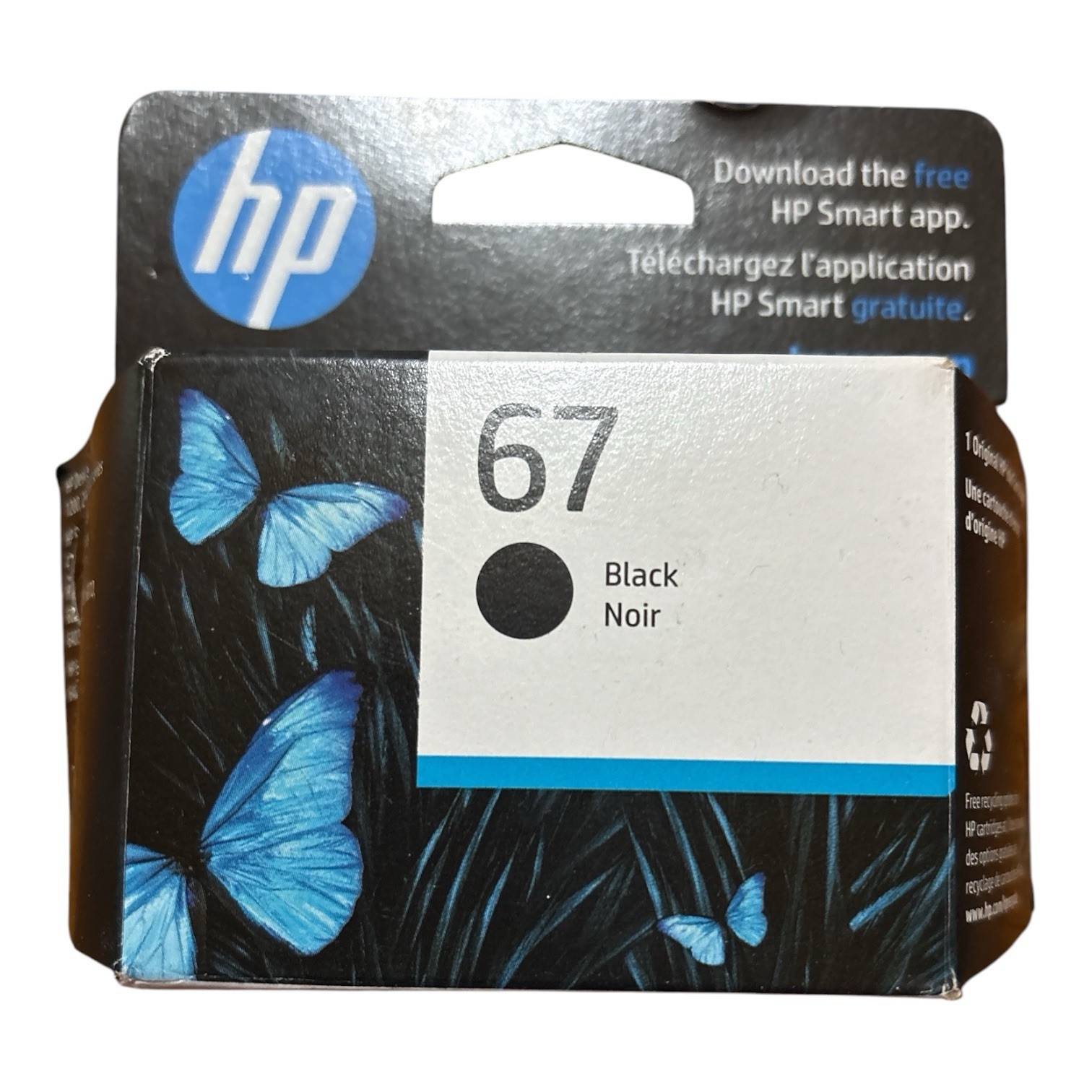 HP 67 Black Ink Cartridge Genuine OEM Original BRAND NEW SEALED Exp. 11/2026